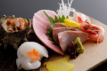 【秋のお料理】丹後の新鮮なお刺身5種盛り（一例）