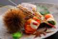 【秋のお料理】前菜（旬菜の盛り込み3種）（一例）