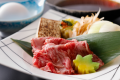 【秋のお料理】但馬牛のすき焼き（一例）