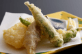 【夏のお料理】地元・夏野菜の天ぷら（一例）