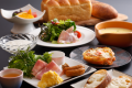 【朝食・洋食】Pango Tangoで焼いた「もちもち食パン」を中心としたシーサイド佐竹の洋朝食（一例）
