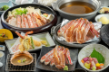 【冬・当館人気No.1】佐竹名物「カニの陶板焼き」を味わう！特大ガニ（約900g/1杯）1.5杯使用カニコース