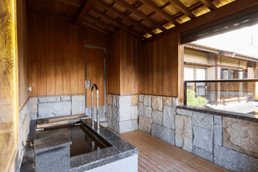 露天風呂・半露天風呂付き（1名様利用）