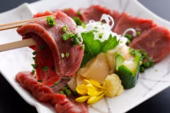 甲州名物を堪能!【馬刺し】or【鮑の煮貝】チョイスプラン♪