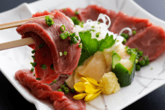 甲州名物を堪能！【馬刺し】or【鮑の煮貝】チョイスプラン♪