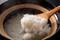 【コシヒカリ】大吉の朝食の主役は「ご飯」。粒の立った甘い自家製コシヒカリ米の美味しさに舌鼓！