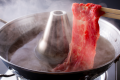【但馬玄しゃぶしゃぶ】但馬牛の王様である「但馬玄」は融点が低くトロける味わい！