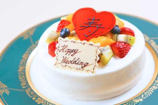 ■両家顔合わせプランホールケーキ※イメージ