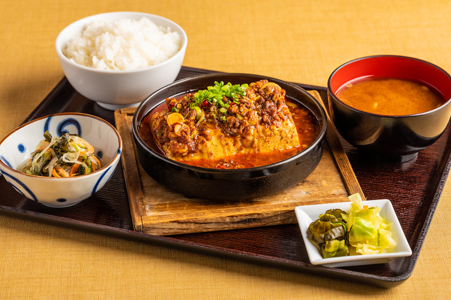 鉄板麻婆豆腐定食