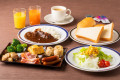 Bed-and-breakfast plan available from the "warm breakfast" Japanese food which thought about balance  Western food