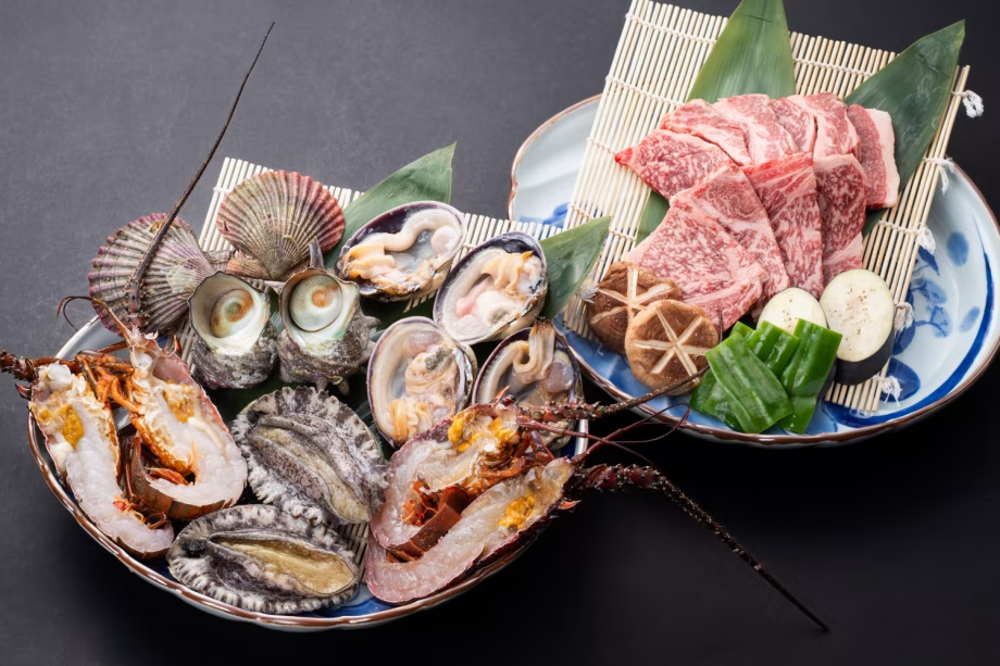 ★心満たされる絶景リゾートへ★絶景レストランで極上のＢＢＱ♪三重県が誇る食材！伊勢海老＆鮑＆和牛＆焼き貝は最高！
