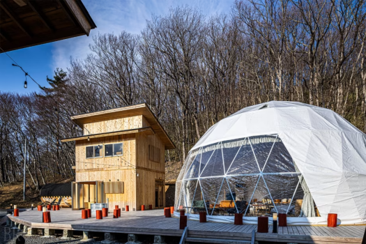 大型10mドーム＆コテージ