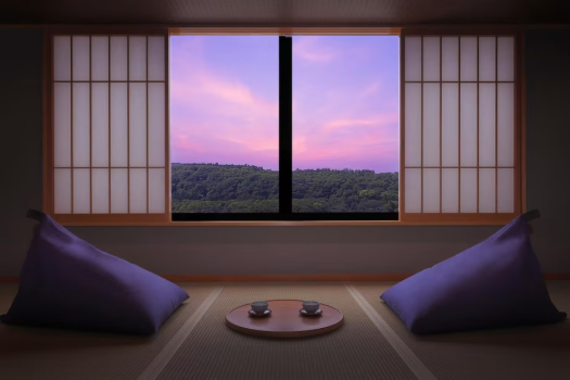 【April 2025 Renewal 】Japanese-Western style Room/ West Building (45㎡, Two Double Beds, with shower and toilet) 【April 2025 Renewal 】Japanese-Western style Room/ West Building (45㎡, Two Double Beds, with shower and toilet)