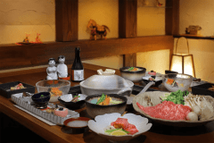 仙台牛ステーキ・だししゃぶ食べ比べ会席（イメージ）