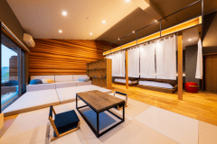 【Luxuryスイートツイン64平米】半露天風呂付き和洋室+ロフト　～桂