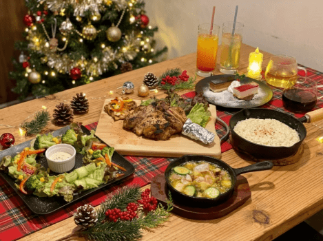 🎄【12/19〜12/25限定】福岡で楽しむクリスマスグランピング✨特別ディナー