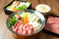 【2食付（食材のみ）・しゃぶしゃぶコース】甲州牛・旬の野菜を愉しむ～ここでしか味わえない美食と圧巻の景色～