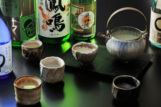 *【飲み物】各種丹波篠山の地酒など取り揃えております。ペアリングにどうぞ。