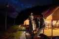アウトドアリビングから見る夜景！天の川も見ることが出来るやんばるの星空を満喫下さい。