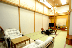 眺望露天温泉付き特別室4名用