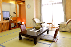 岩風呂付き和室2名用