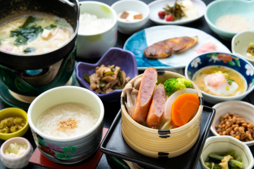 【ご朝食一例】"身体に優しい朝食”をどうぞ。