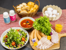 BBQ朝食一例です♪