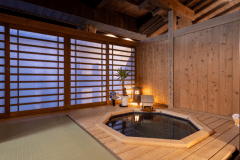 木のぬくもりが肌にやさしい露天風呂付和洋室【汐音／101】