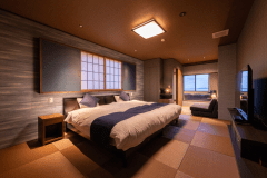 半露天風呂付き海側和洋室Aタイプ【瑠海201・紅霞205】