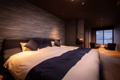 半露天風呂付き海側和洋室Bタイプ【藍空202・茜雲203】