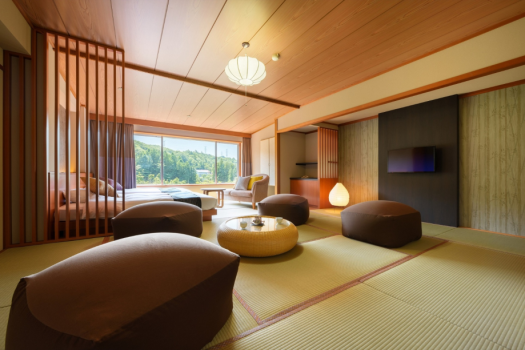 本館4階12帖癒しの和洋室～禁煙～（バス・トイレ付）