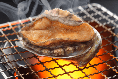 アワビの踊焼きイメージ（プラン特典）