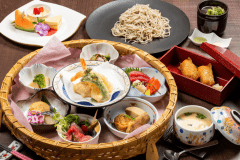 野尻蕎麦と竹篭膳　※イメージ