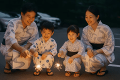 夏休み、お子様に花火のプレゼントをいたします！