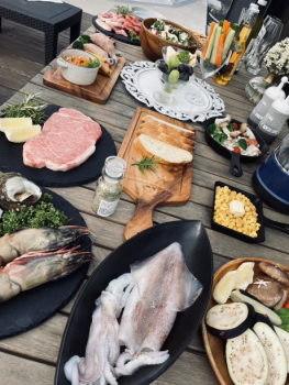 最高級のお肉・周防大島産海鮮盛りBBQプラン