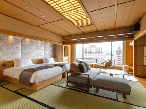 Japanese-Style Deluxe Room with Open-Air Bath"Roko"