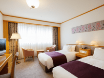 【ツインルーム】洋室24㎡／山側