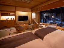 【露天風呂付スイート】福寿64㎡／川側