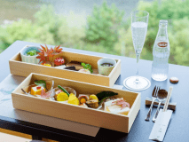 すみれアフタヌーンティ一例