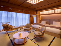 露天風呂付客室「福寿」12.5畳（ベッド付）禁煙