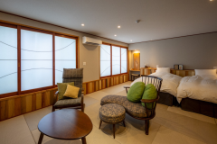 【2024年8月リニューアル】和室モダン（バストイレ付き）禁煙・加湿空気清浄機常設