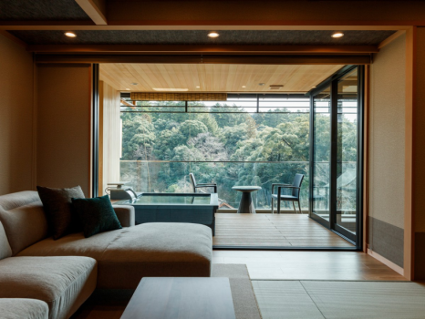 "Wa" Jr. Suite Japanese Room with open-air bath