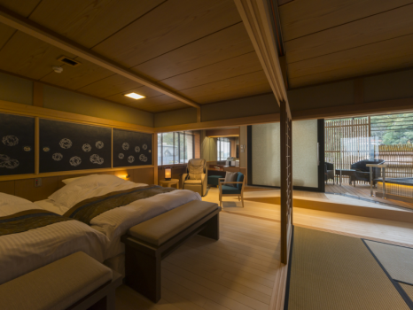 [Gunjyo]Premium Japanese-style room with open air bath