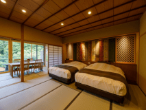 ひのき展望露天風呂付「萌木色」12.5畳+和ベッド+ダイニング＜禁煙＞