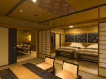 ～群青～露天風呂付Premium和洋室（お部屋食）【禁煙】