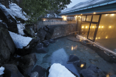 大浴場 露天風呂 冬