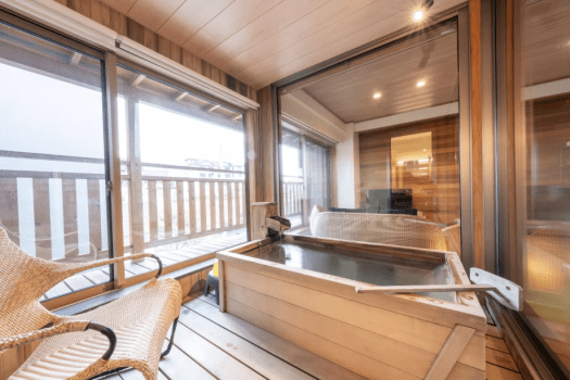 (302) Triple Room with Private Open-Air Onsen