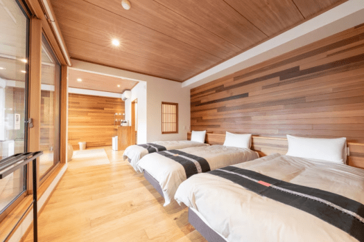 (302) Triple Room with Private Open-Air Onsen