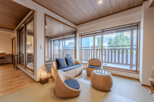 (302) Triple Room with Private Open-Air Onsen