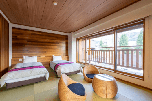 (301) Twin Room with Private Open-Air Onsen